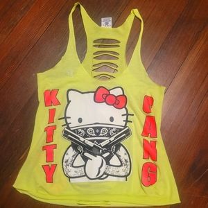 Exist screen printed "Kitty Gang" tank